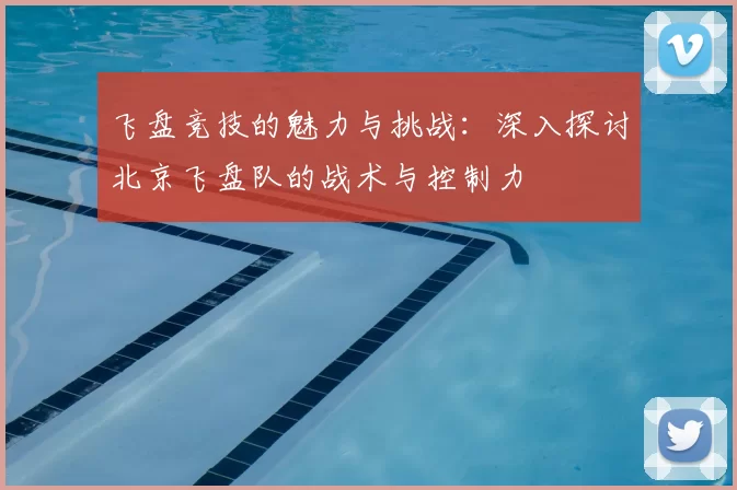 飞盘竞技的魅力与挑战:深入探讨北京飞盘队的战术与控制力