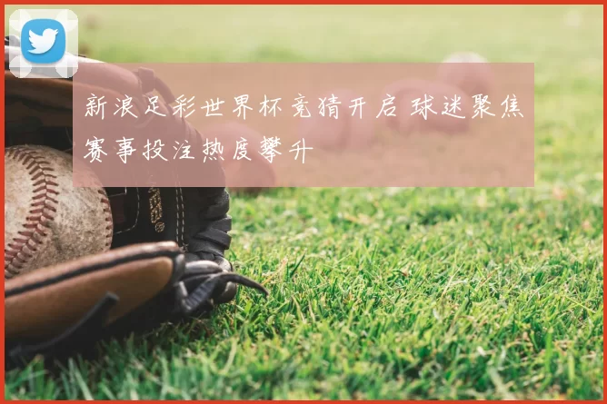 新浪足彩世界杯竞猜开启 球迷聚焦赛事投注热度攀升