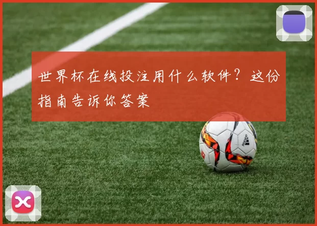 世界杯在线投注用什么软件？这份指南告诉你答案