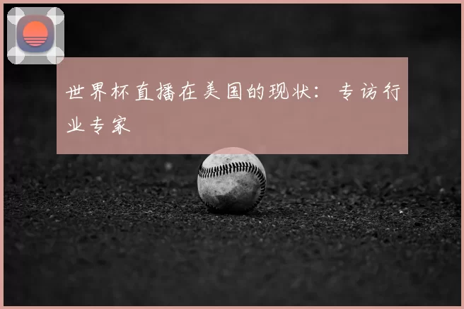 世界杯直播在美国的现状：专访行业专家
